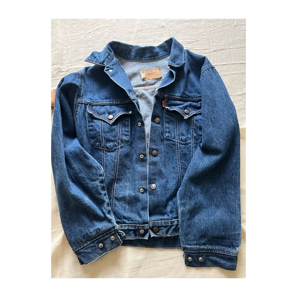 VTG Levi orange tab trucker